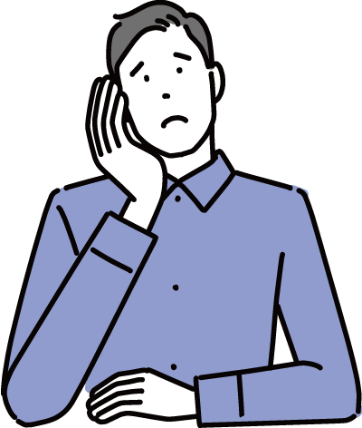 悩む男性